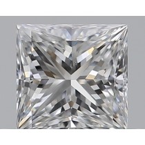 0.46 Carat E-VS1 Princess Cut Natural Diamond